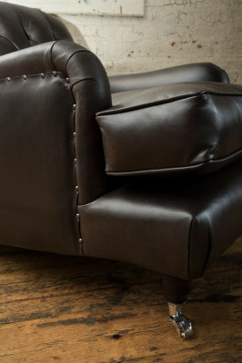 Chesterfield Design Sofa Fauteuil Bank Bekleding Luxe Textiel Banken 1-Zits #299