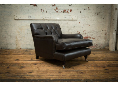Chesterfield Design Sofa Fauteuil Bank Bekleding Luxe Textiel Banken 1-Zits #299