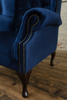 Chesterfield Fluwelen Fauteuil Sofa Bekleding Sofa's Design Luxe Bank Relax Televisie Nieuw