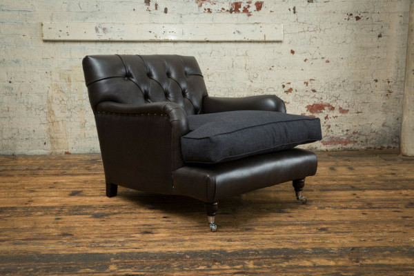 Sessel Club Lounge Designer Stoel Bekleding Sofa 1-Zitter Relax Draaibaar Televisie