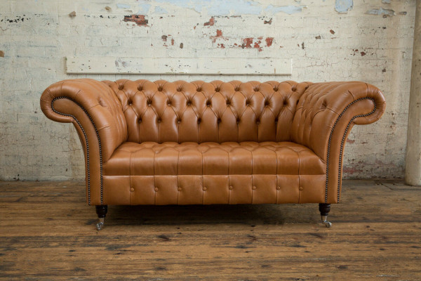Bank 2-Zits Leren Bankstel Couch Televisiefauteuil Gestoffeerde Bank Loungesofa Tweezitter