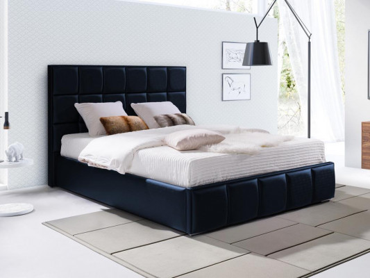 Zwart bed kussen ontwerp luxe tweepersoonsbedden slaapkamer jvmoebel® nieuw