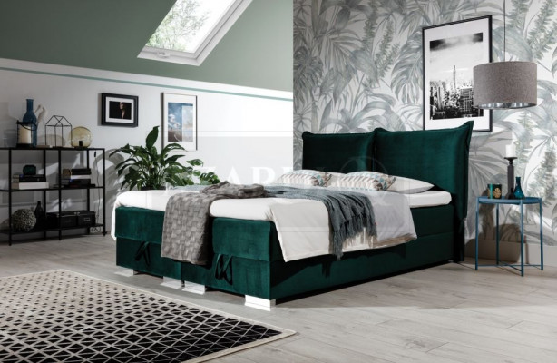 Boxspringbedden Bed Bekleding Kunstleer Designer Hotel Dubbel Luxe Design Nieuw