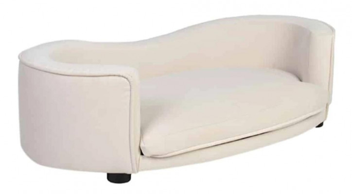 Groot hondenbed Wit Hondenbekleding Textiel Hondensofa Meubelstof Banken Nieuw