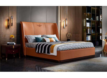 Bett Oranje Slaapkamer Nieuw Creatief Modern Design Meubels Hout Luxe Bedden