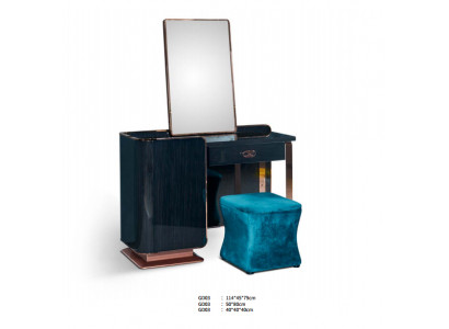 Hocker Blauw Textiel Slaapkamer Nieuw Creatief Modern Design Meubilair Luxe Stof Nieuw