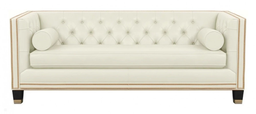 Beige Chesterfield Sofa Meubels Leer Woonkamer Modern Design Banken Sofas Nieuw