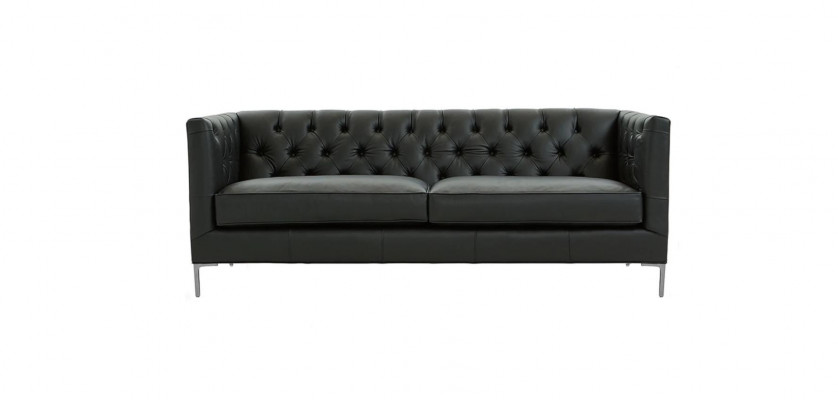 Inrichting woonkamer sofa design banken zwart Italiaanse stijl meubels stof