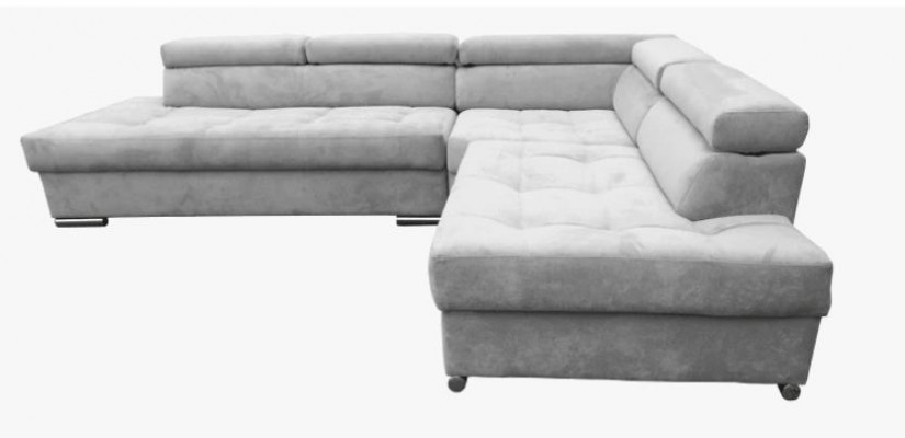 Hoekbank Grijs Grote Textiel Stoffen Banken Creatieve Meubels Nieuw Modern Ontwerp Banken