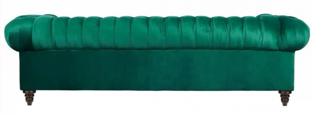 Blauwe Chesterfield driezitsbank modern design banken sofa meubelstoffering nieuwe stoffen sofa's.
