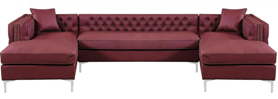 Hoekbank Beige Woonlandschap Bankstel Hoekgarnituur Bekleding Chesterfield Meubelontwerp