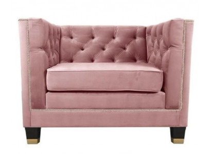 Fauteuil Chesterfield textiel paars creatief meubilair nieuw modern woonkamer