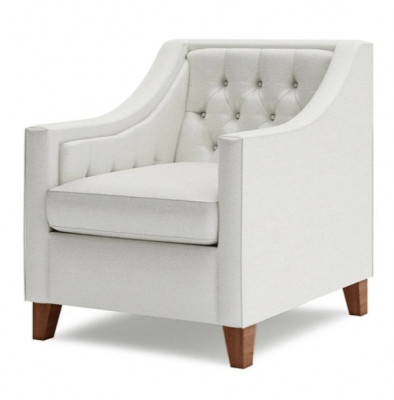 Fauteuil textiel stof wit creatief meubilair Nieuwe loft woonkamer modern