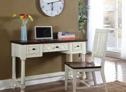 Tafel Bureau Houten tafel Computertafel Massief houten bureautafel Kantoormeubilair Tafels