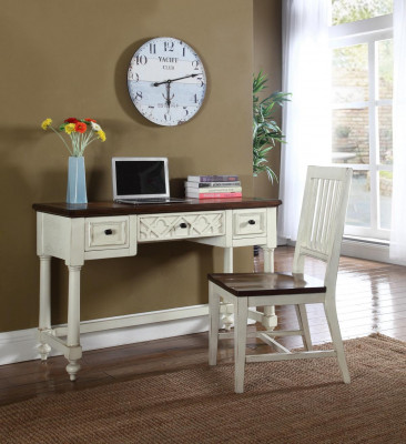 Tafel Bureau Houten tafel Computertafel Massief houten bureau Kantoormeubilair Tafels