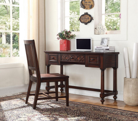 Tafel Bureau Houten tafel Computertafel Massief houten bureau Kantoormeubilair Tafels