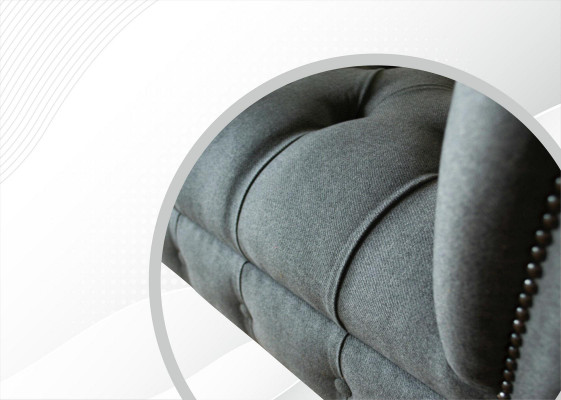 Woonkamer Luxe Fauteuil Hotel Bekleding Modern Eenzitter Designer Grijs Relax Nieuw