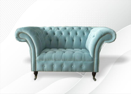 Chesterfield fauteuil ontwerp bekleding sofa bank banken sofa's textiel meubels nieuw