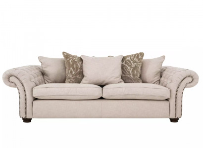 Landhuis stijl meubels - Chesterfield sofa zit comfortabele bank stof jvmoebel ®