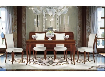 Eetkamer Eettafel Stoel Uitschuifbare Tafel Tafels Groep Hout Design Set 5-delig.