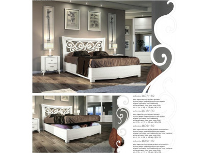 Bedframes Bed Tweepersoonsbed Bedden Bekleding Hout Designer Tweepersoonsbedframe Wit