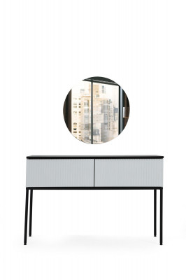 Consoletafel Kaptafel Console Spiegel Tafel Slaapkamer Set 2-delig