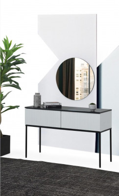 Consoletafel Kaptafel Console Spiegel Tafel Slaapkamer Set 2-delig