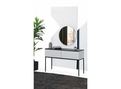 Consoletafel Kaptafel Console Spiegel Tafel Slaapkamer Set 2-delig