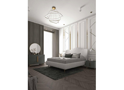 Luxe bed hout bedden bedframe grijs dubbel bedframe bedden tweepersoonsbedden