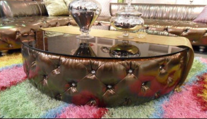 Salontafel Chesterfield Luxe Woonkamer Koffietafel Hout Modern