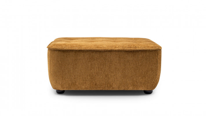 Modulaire sectiebank hoekbank L-vorm Moderne bank poef Beige stof