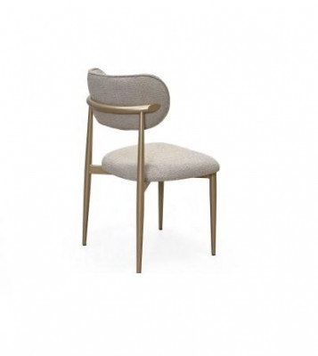 Keukenstoel stoel zonder armleuningen eetkamerstoel hout stof barkruk