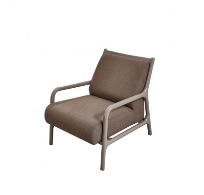 Compleet driezitsbank fauteuil beige gestoffeerde sofa stoffenbank set 3-delig.