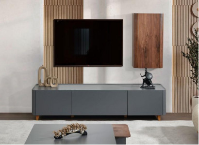 Designer grijs dressoir luxe woonkamer tv-standaard lowboard