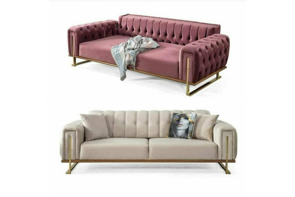 Ontwerper Chesterfield Bank Luxe 2x Gestoffeerde Banken Woonkamermeubels