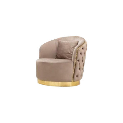 Designer woonkamerset bestaat uit een 3-zits bank en 2 fauteuils 3-delig.