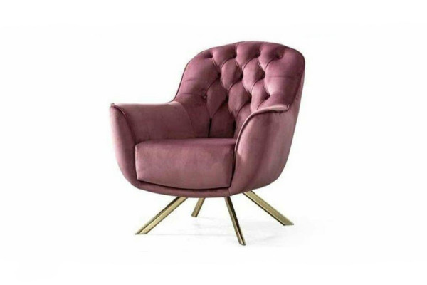 Ontwerper Chesterfield fauteuil Exclusieve gestoffeerde woonkamerfauteuil