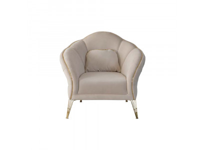 Modern Chesterfield Design Beige Bankstel 2x Stoel Bekleding Bank Banken Nieuw