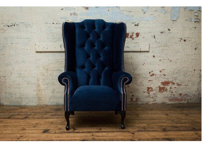 Chesterfield Design Sofa Fauteuil Bank Bekleding Oorfauteuil Banken 1-Zitter Nieuw