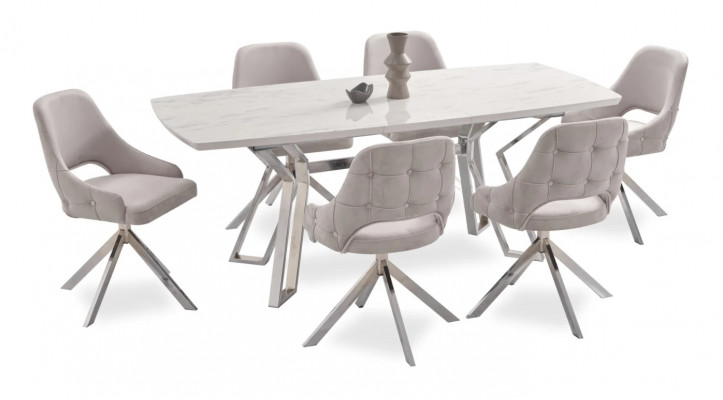 Moderne inrichting eettafel luxe eetkamer tafel meubels nieuw