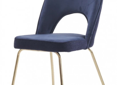 Eetkamer Blauw 6x Stoelen Hout Luxe Fauteuil Woonkamer Meubels 6-dlg. Nieuw