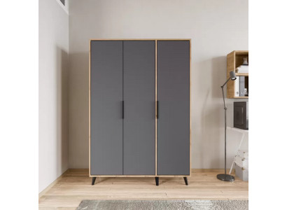 Grijs Bruin Modern Ontwerp Rechthoekige Luxe Slaapkamerkast