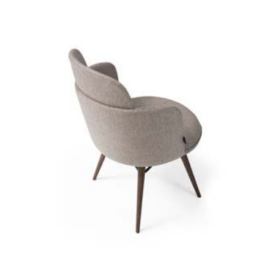 Moderne witte stoel textiel eenzitter eetkamer luxe stoelen nieuw