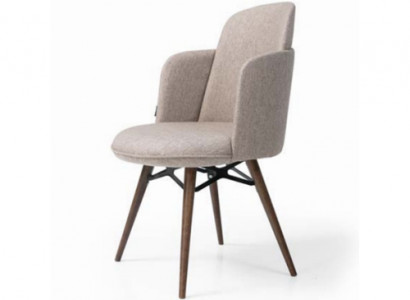 Moderne witte stoel textiel eenzitter eetkamer luxe stoelen nieuw