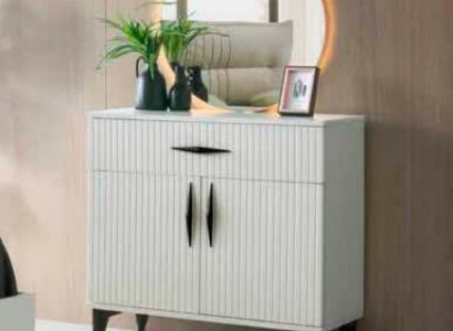 Commode met spiegel wit effen modern stijl ontwerp rechthoekig slaapkamer