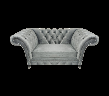 Woonkamer Designer Fauteuil Grijs Chesterfield Gestoffeerde Fauteuil Luxe Gestoffeerde Meubels