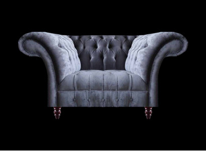 Moderne grijze woonkamerbank designer tweezits 2-zits textielsofa's