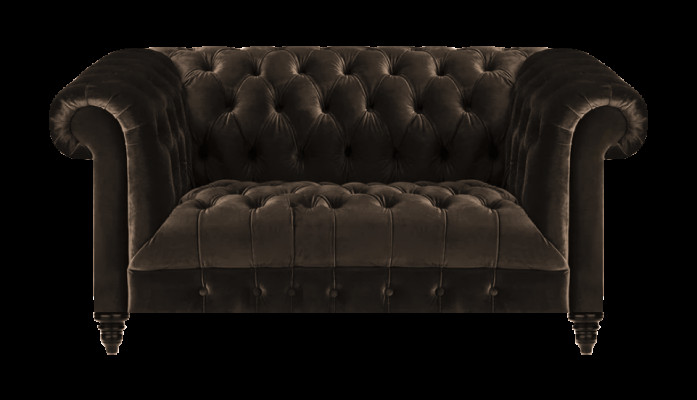 Chesterfield Exclusieve Bruine Bank Moderne Tweezits Bankstel meubels