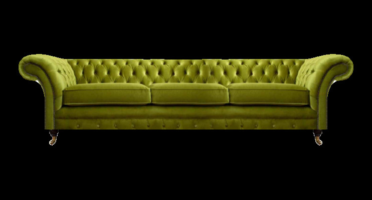 Chesterfield olijfgroene gestoffeerde bank met slaapfunctie sofa woonkamer meubels