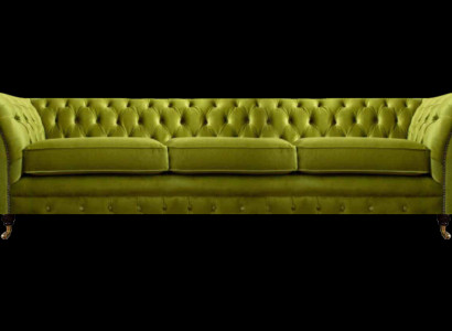 Chesterfield olijfgroene gestoffeerde bank met slaapfunctie sofa woonkamer meubels